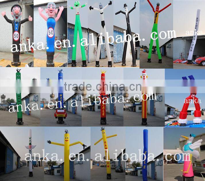 Promotional clown air dancer waving man