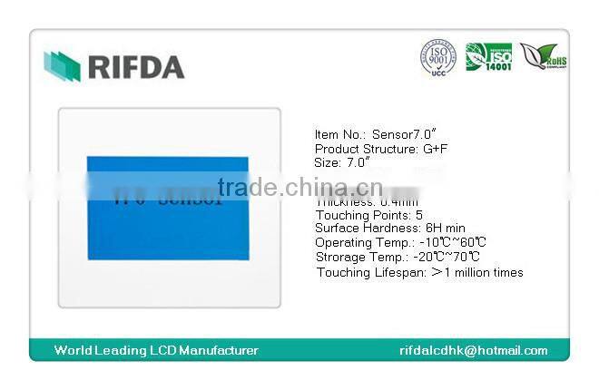 5.0 inch android mobile phone capacitive lcd touch screen panel