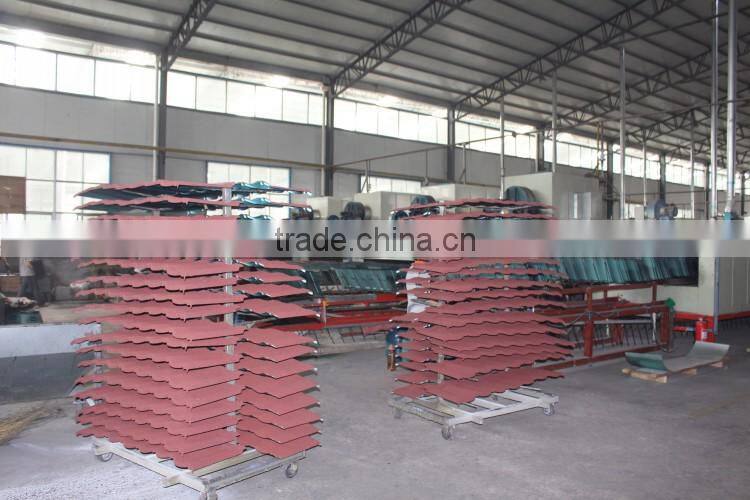 Color Stone Coated Metal Roof Tiles