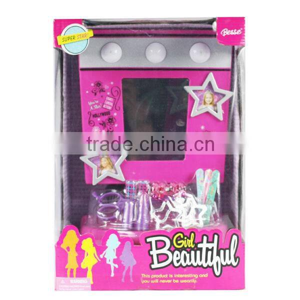 Fashion beauty toys set cosmetic toy for girls