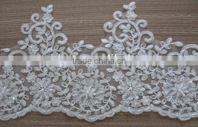 2015 New Design cheap bridal lace trimming