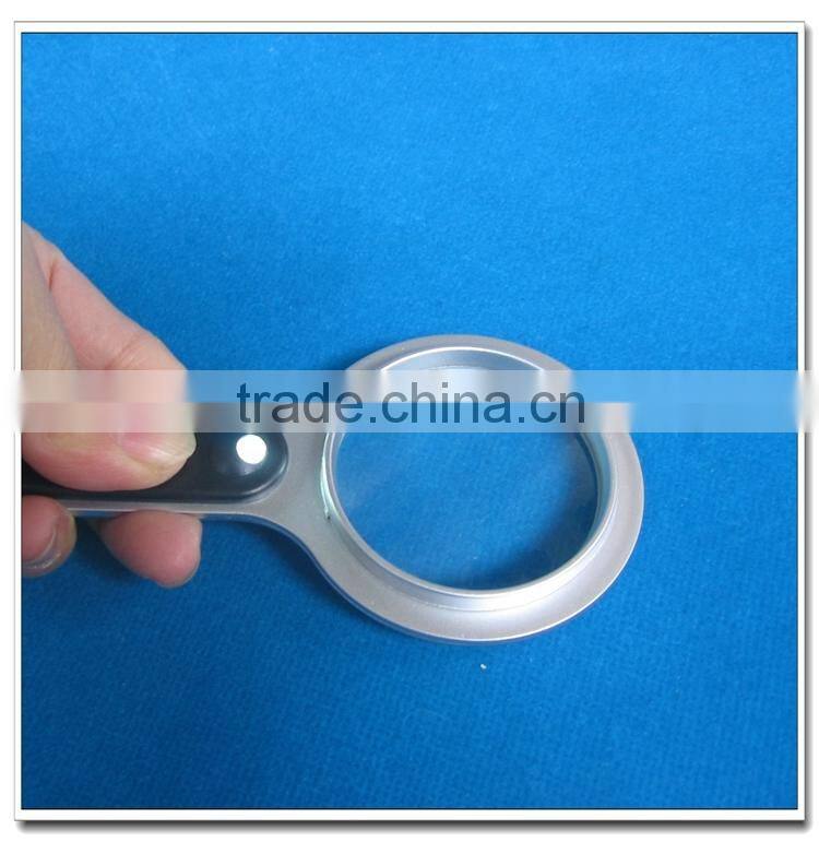 Plastic 3X handheld magnifier with Led Light