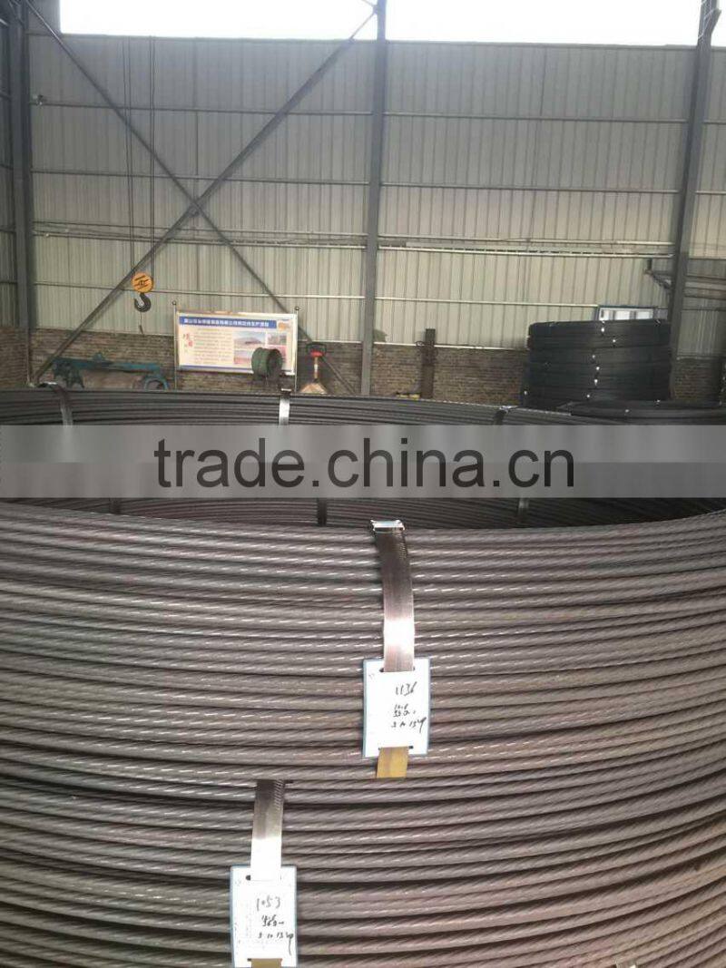 steel bars Prestressed concrete