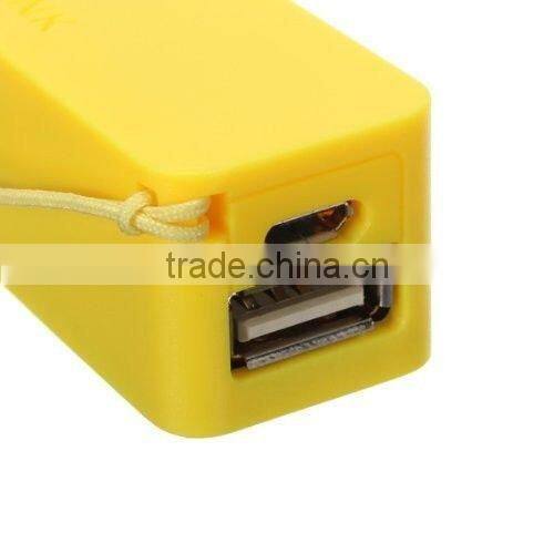 Portable External USB 2600 mAh Battery Charger Power Bank for Galaxy S3 S4 more