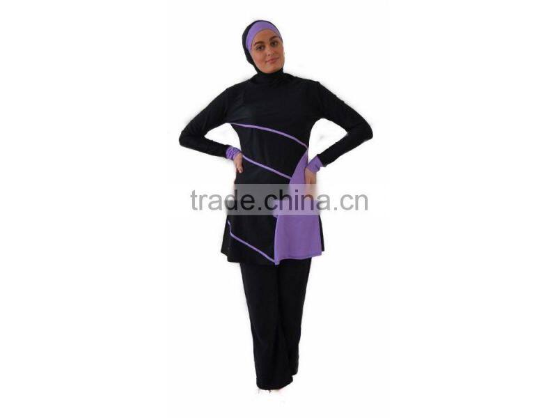 arabic women muslim islamic modest full cover swimsuit abaya
