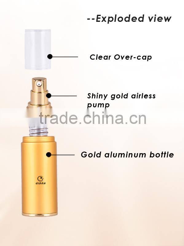 15ml Aluminium Cosmetic Airless Bottle