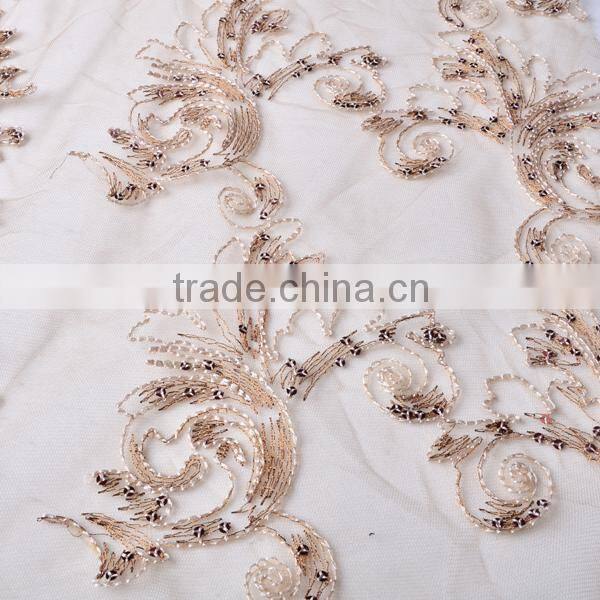 China latest cotton metallic big swiss voile lace