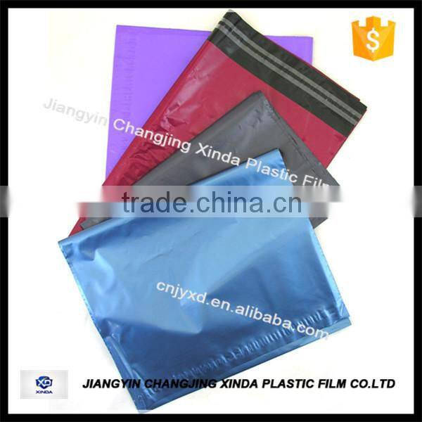 colorful plastic mailing bags