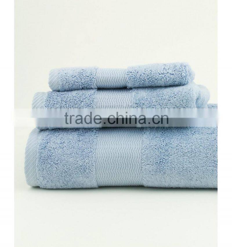 Wholesale hot selling high quality bath hotel bamboo towel gift set