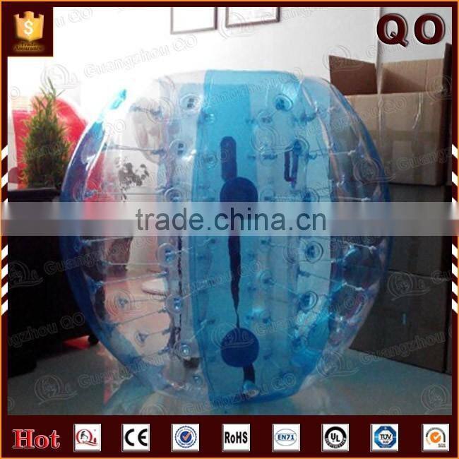 Top quality outdoor games soccer ball inflatable bumper ball for adults