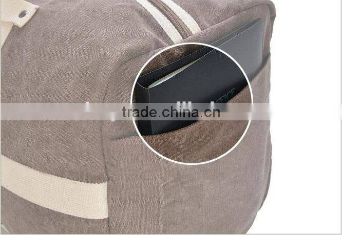 2015 hot selling leisure canvas foldable travelling luggage bag