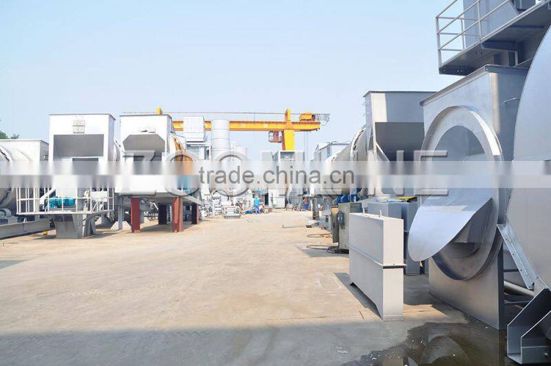 ZOOMLINE Brand 20T/HR Portable Drum Asphalt Mix Plant