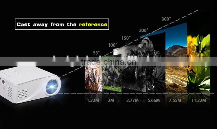 Portable HD 1080P Meeting Advertisement Multimedia Led Video Projector