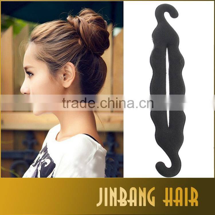 2016 wholesale fashion magic hair styling clip accessory bun maker tool bun donut pear hair band