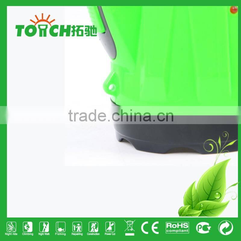 2 in 1 LED Portable Light Plastic Portable Camping Light Solar Rechargeable Lantern Lamp Torch