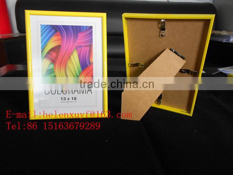 PVC plastic photo frame 4x6,5x7,6x8,8x10