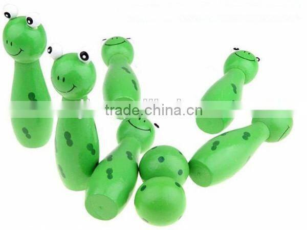 Hot product sport set wood bowling pin bowling ball
