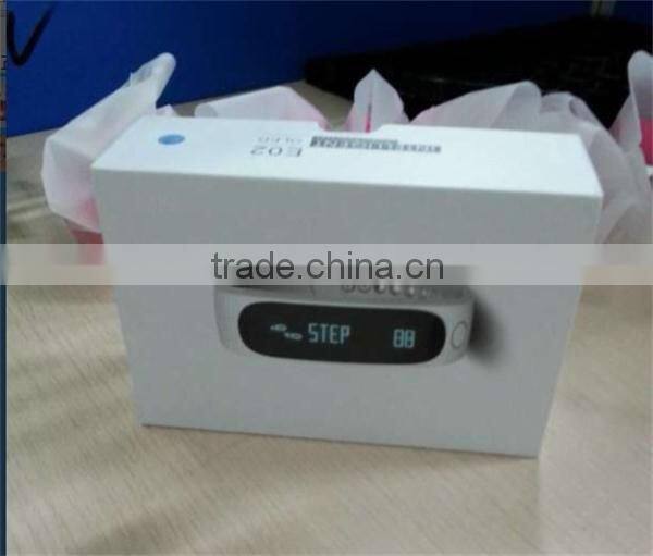 2015 Newest Factory Price High Quality E02 Smart Bluetooth Sport Bracelet