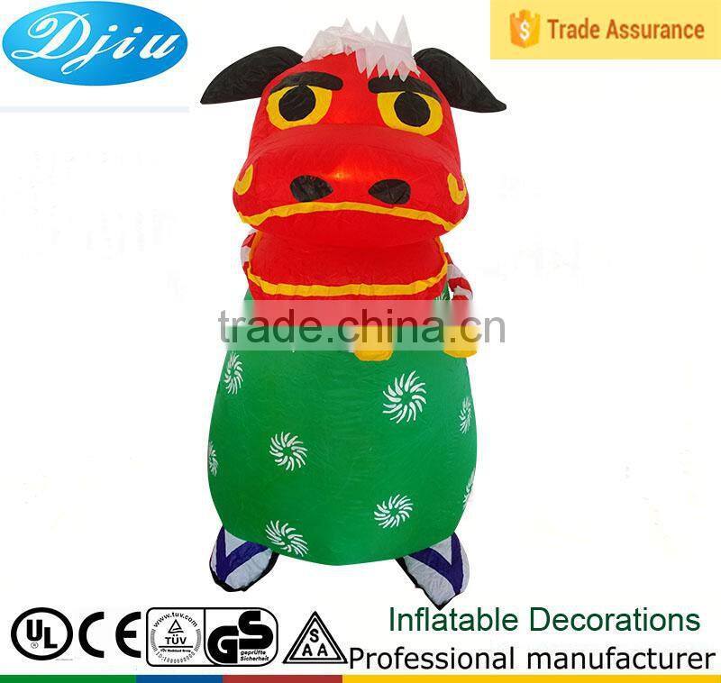 DJ-519 red Happy cow inflatable decorations outdoor stands