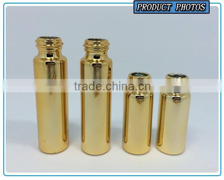 8ml 10ml gold electroplating bottle with gold cap
