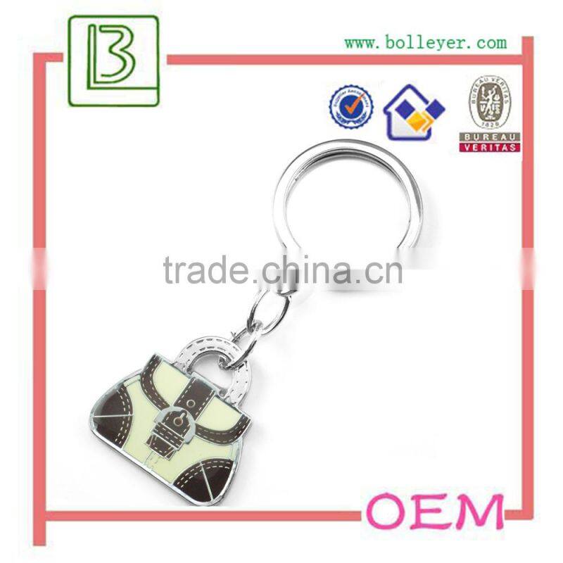 Gold Leather Keychain Holder For Wholesale