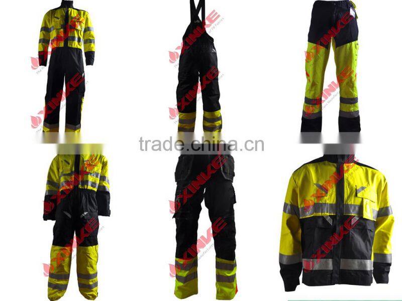 permanent cotton hi visible modacrylic fabric with high visible EN 471