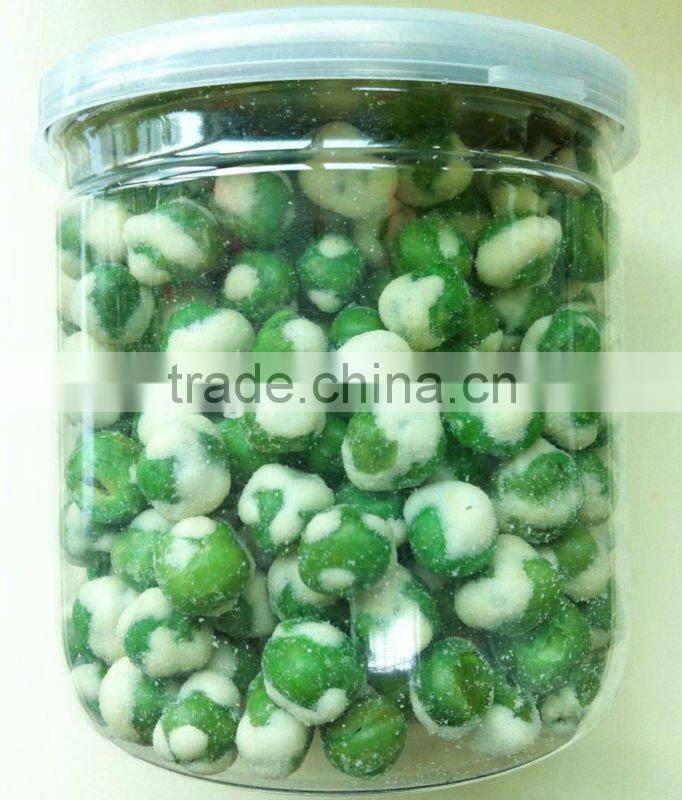 2016 popular top grade wasabi coated green peas