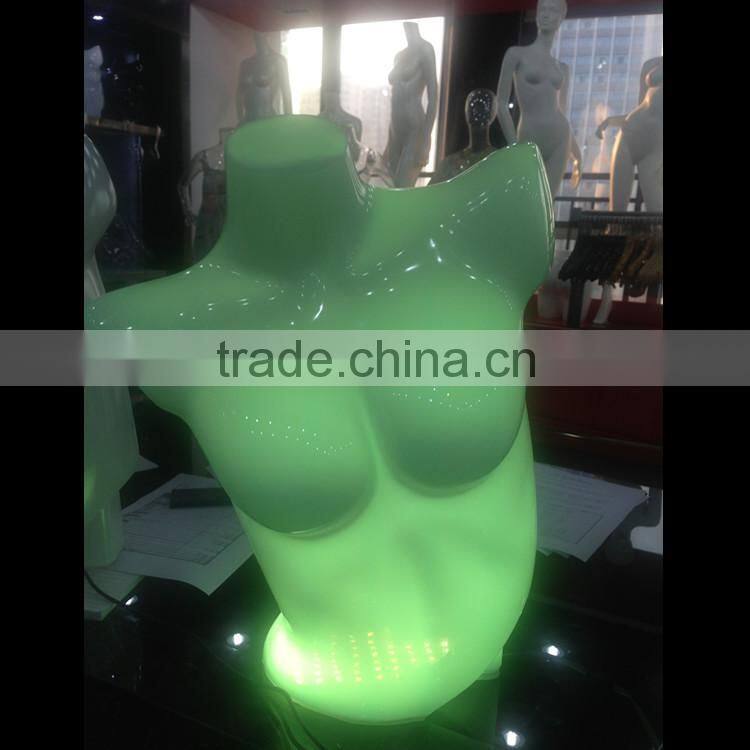 female mannequin with led light
