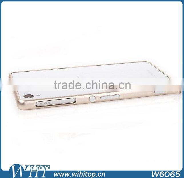 New Arrival Aluminum Bumper Case For Sony Xperia Z3, No Screw Frame Bumper For Xperia Z3