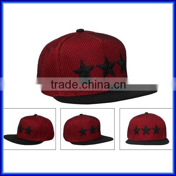 High quality flat brim embroidered snapback wholesale hip hop caps and hats