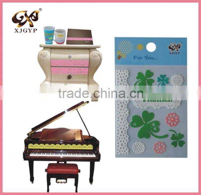 pvc adhesive vinyl sticker material/pvc 3d wall sticker/printable pvc sticker labels