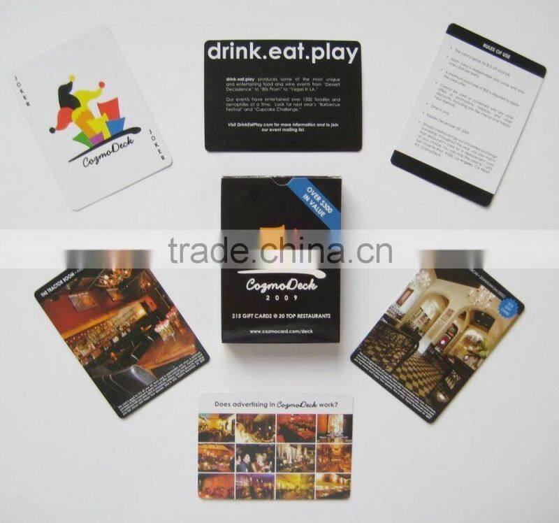 Wholesale Custom Design Casino Paper Poker Card Made In China