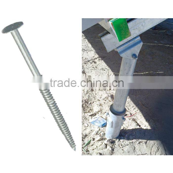 Solar ground screw, ground screw, ground screw pile for solar panel installation