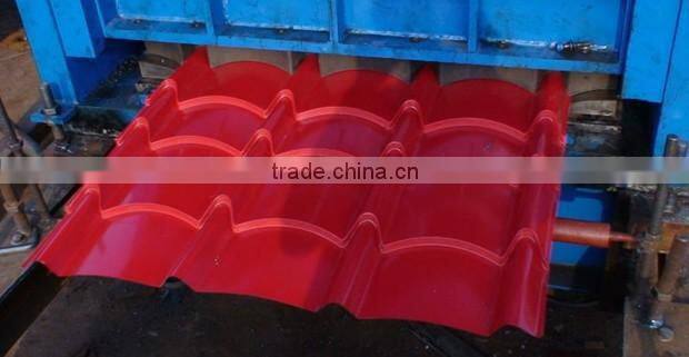 Synthetic resin tile equipment