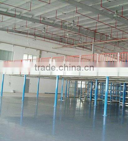 Warehouse Raised Storage Area Steel structure garret Steel muiti-level structure garret,warehouse storage garret racks