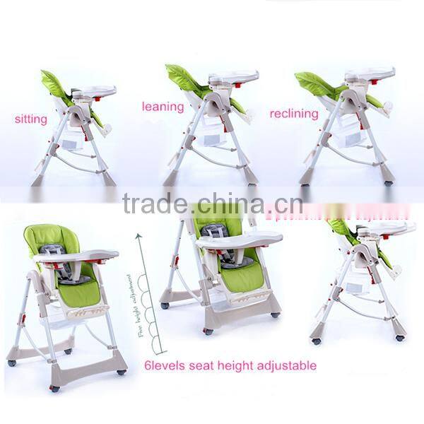 Easy to fold for travel portable baby child dinner high chair