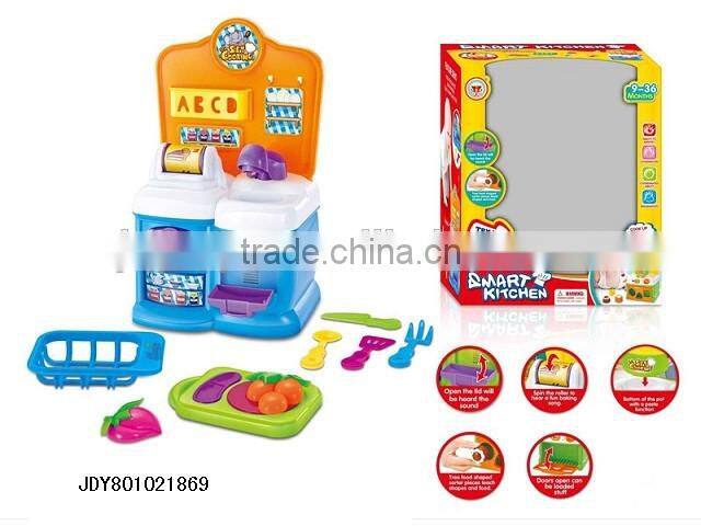 Pretend Play Toy Cookware Plastic Kitchen Tableware Toys Educational Play set