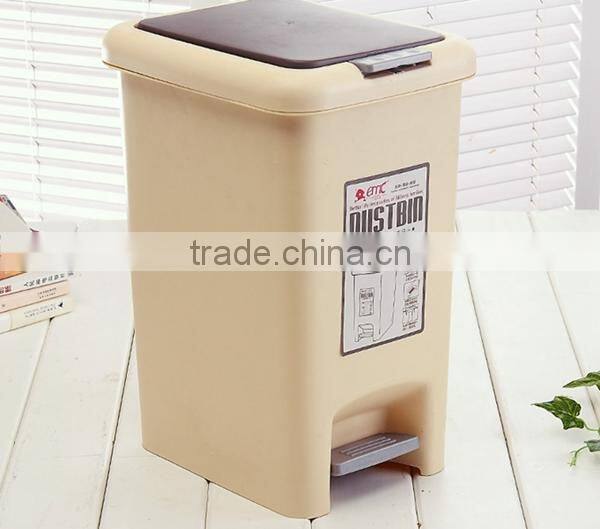 eco friendly trash can, kitchen garbage can with lid and padal