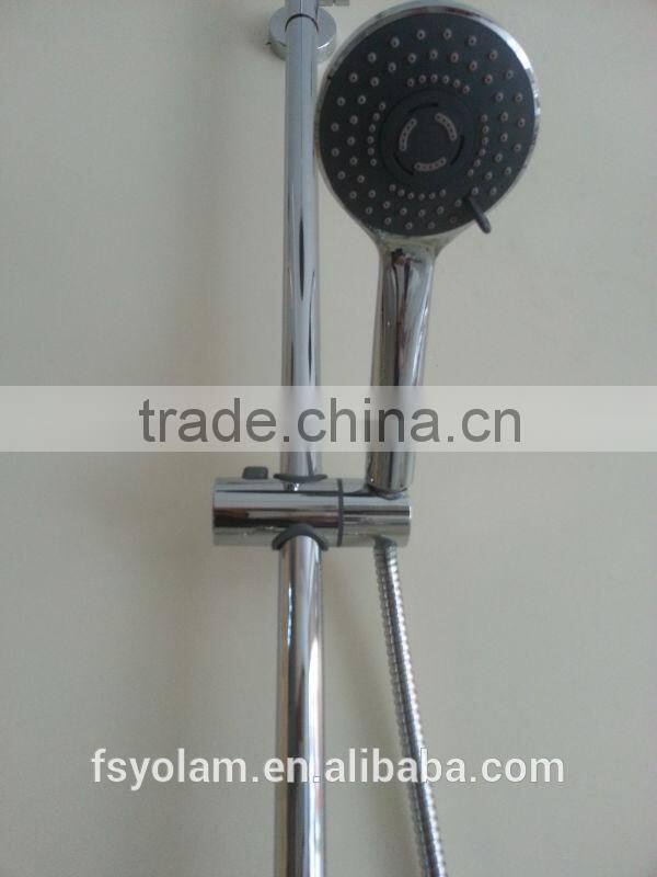 new design chromed copper shower set/shower mixer