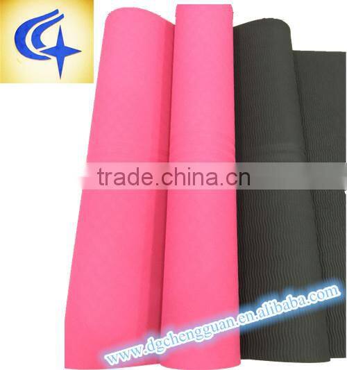tpe eco yoga mat double side color yoga mat eco yoga mat with logo