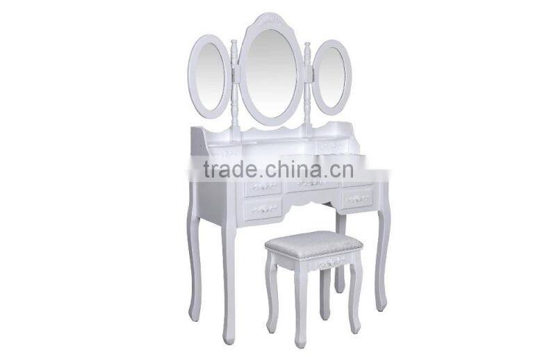 Contemporary Vanity Dressing Table With Mirror