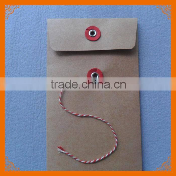 c6 kraft paper envelope with string