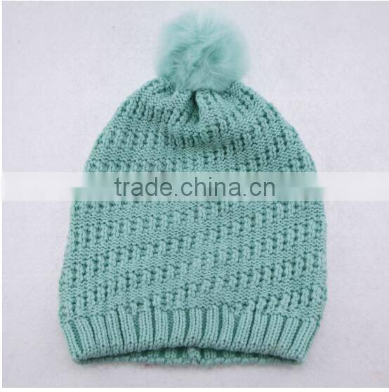 Sunny Shine winter cheap pom knitted beanie hat and scarf for knitted with beard