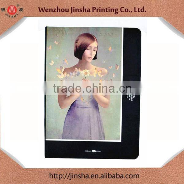 High quality a5 hard cover notebook printing01