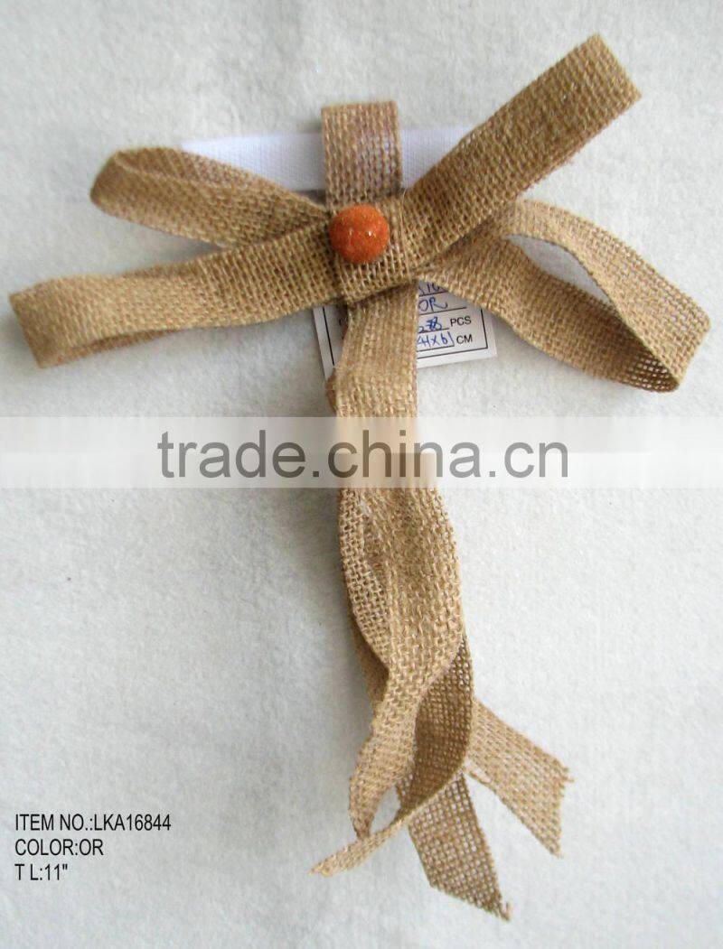 handmade artificial flowers burlap butterfly christmas decorations ornament