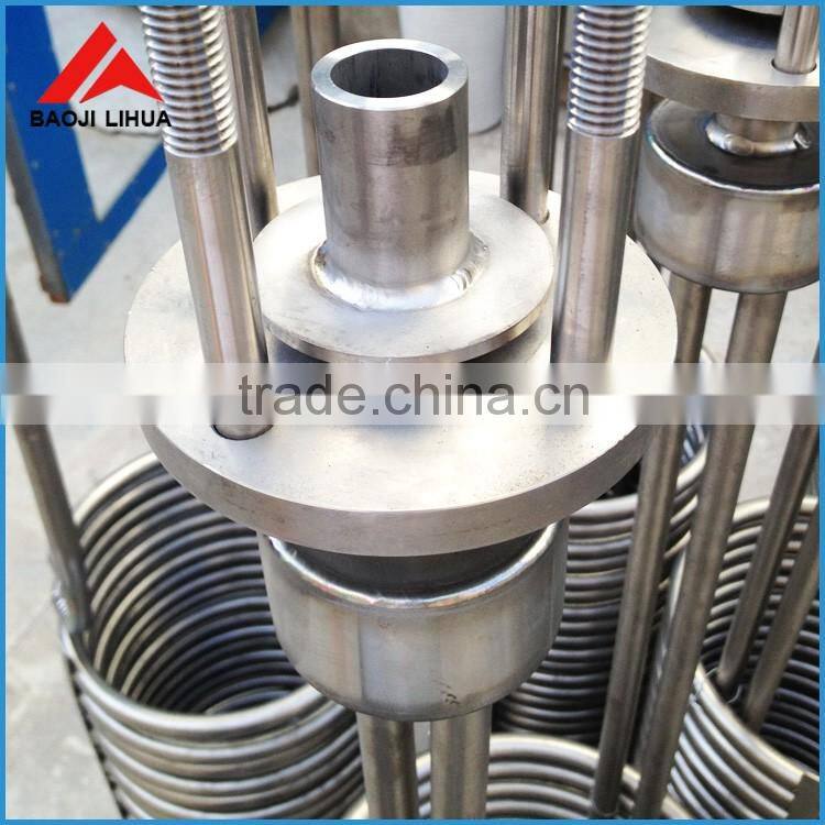titanium heat exchanger water cooling coil for sea water