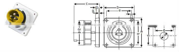 New IP67 waterproof industrial connector