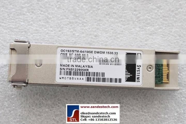 CISCO XFP-10G-ZR XFP 11G 80km 1550nm OC192/STM-64/10GE DWDM 1530.33 ONS-XC-10G-30.3 V01 10-2347-01 CISCO optical transceiver