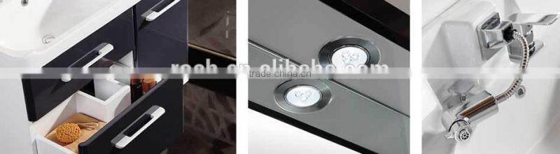 ROCH 8030 Wall hung Solid Wood Bathroom Vanity High Gloss Varnish