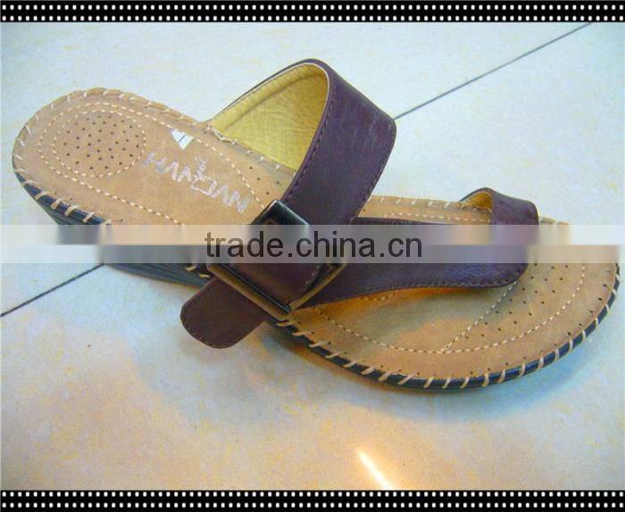 2015 shoes restoring ancient Hot style female wedge bottom round head sandals fashion shoes